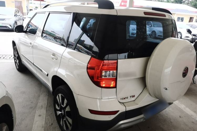 Used Skoda Yeti 2014 1.8TSI DSG All-Wheel Drive Edition Rear Left 45 Deg