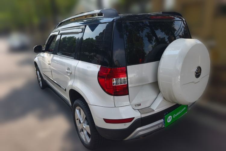 Used Skoda Yeti 2014 1.4TSI Manual Polar Edition Rear Left 45 Deg