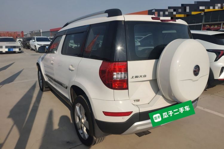 Used Skoda Yeti 2014 1.4 TSI DSG Polar Edition Rear Left 45 Deg
