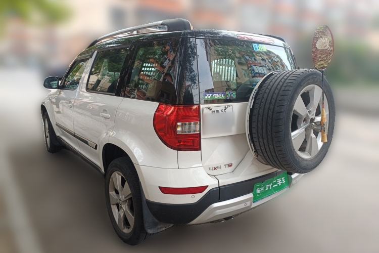 Used Skoda Yeti 2014 1.8TSI DSG Polar Edition Rear Left 45 Deg
