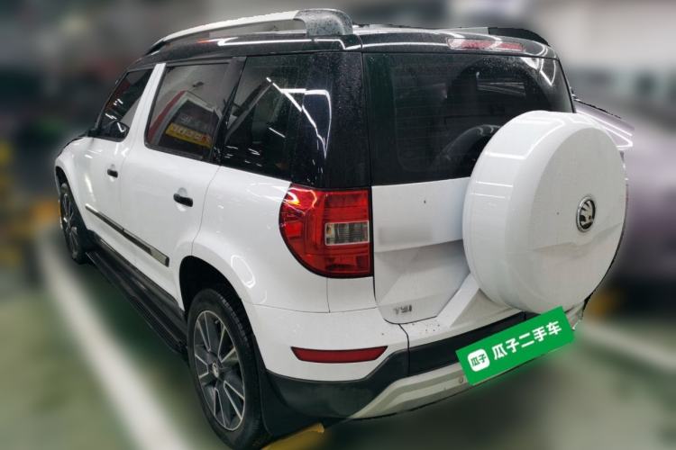 Used Skoda Yeti 2014 1.4TSI DSG All-Wheel Drive Version Rear Left 45 Deg