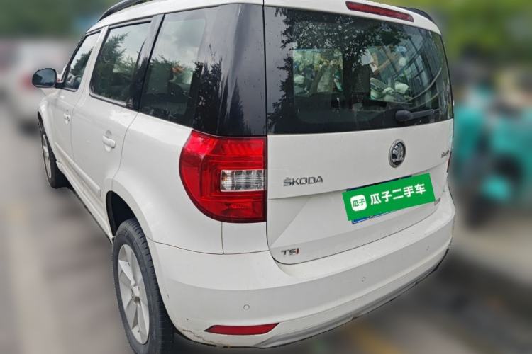 Used Skoda Yeti 2014 1.4TSI DSG Vibrant Edition Rear Left 45 Deg