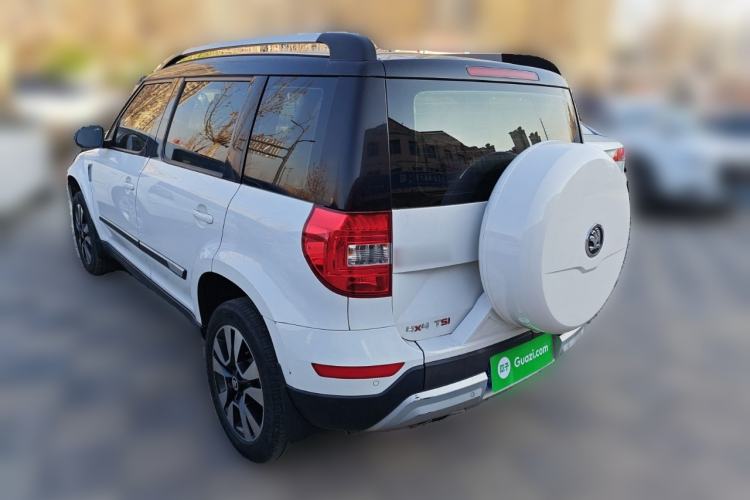 Used Skoda Yeti 2014 1.8TSI DSG All-Wheel Drive Edition Rear Left 45 Deg