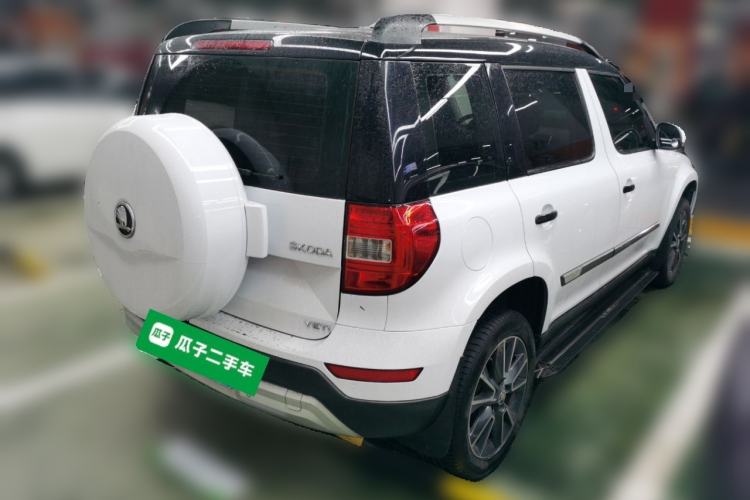 Used Skoda Yeti 2014 1.4TSI DSG All-Wheel Drive Version Rear Right 45 Deg