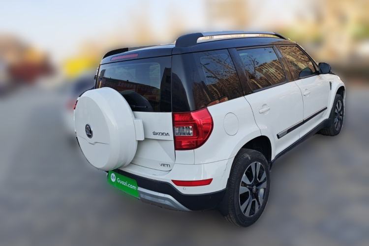 Used Skoda Yeti 2014 1.8TSI DSG All-Wheel Drive Edition Rear Right 45 Deg