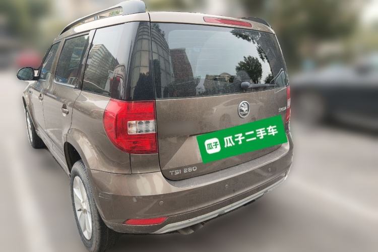 Used Skoda Yeti 2016 1.4TSI DSG Advanced Edition Rear Left 45 Deg