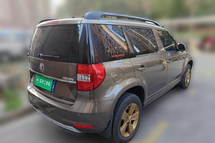 Used Skoda Yeti 2016 1.4TSI DSG Advanced Edition Rear Right 45 Deg