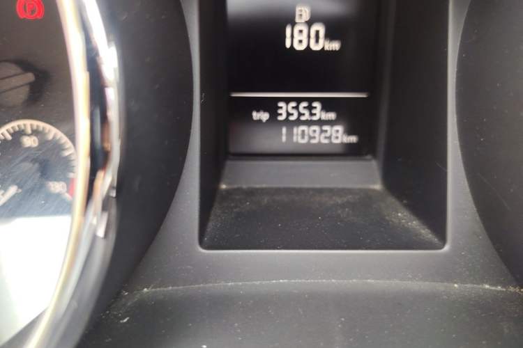 Used Skoda Yeti 2016 1.4TSI DSG Advanced Edition Odometer Close Up