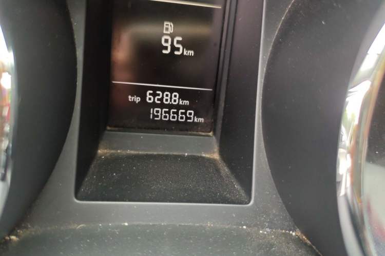Used Skoda Yeti 2016 1.4TSI Manual Entry-Level Model Odometer Close Up