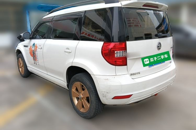 Used Skoda Yeti 2016 1.4TSI DSG Advanced Edition Rear Left 45 Deg
