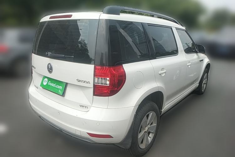 Used Skoda Yeti 2016 1.4TSI Manual Entry-Level Model Rear Right 45 Deg