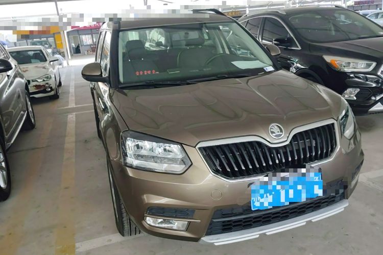 Used Skoda Yeti 2017 TSI280 DSG Car Enjoy Brothers Edition Front Right 45 Deg