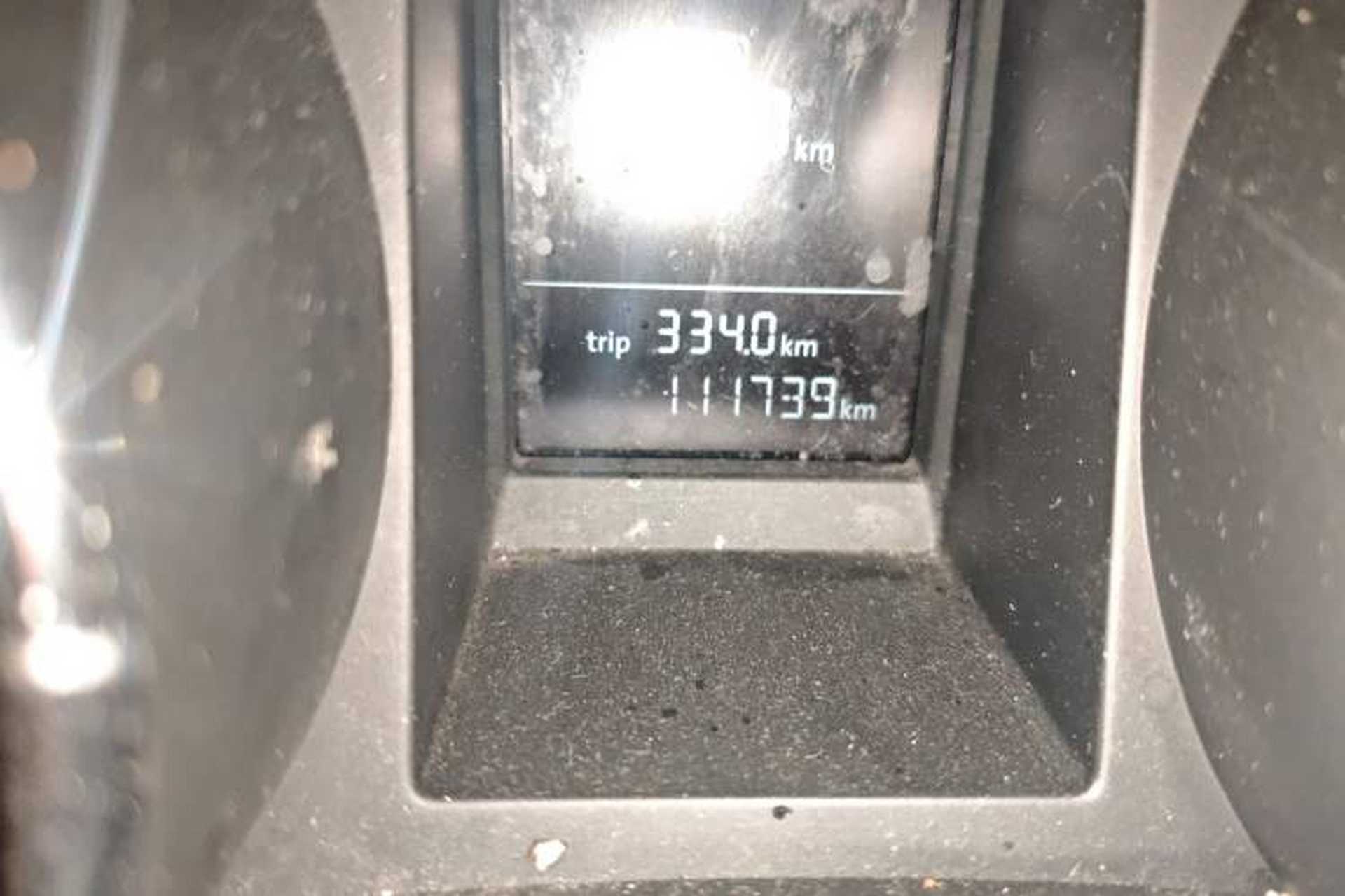 Used Skoda Yeti 2017 TSI280 DSG Advanced Edition Odometer Close Up