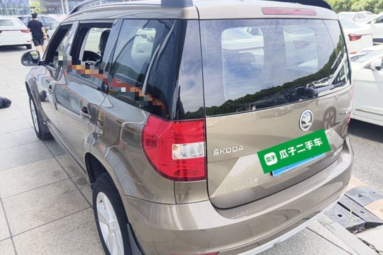 Used Skoda Yeti 2017 TSI280 DSG Advanced Edition Rear Left 45 Deg