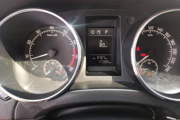 Used Skoda Yeti 2017 TSI280 DSG Advanced Edition Odometer Close Up