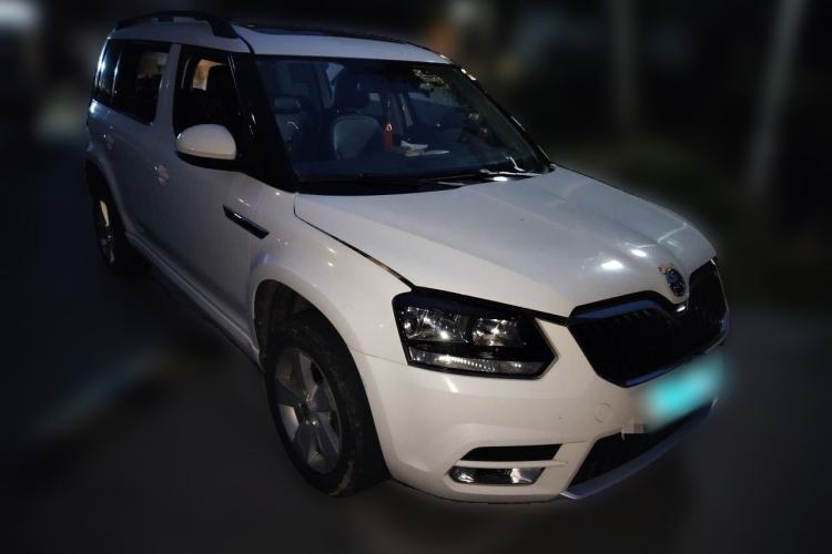 Used Skoda Yeti 2017 TSI280 DSG Car Enjoy Brothers Edition Front Right 45 Deg
