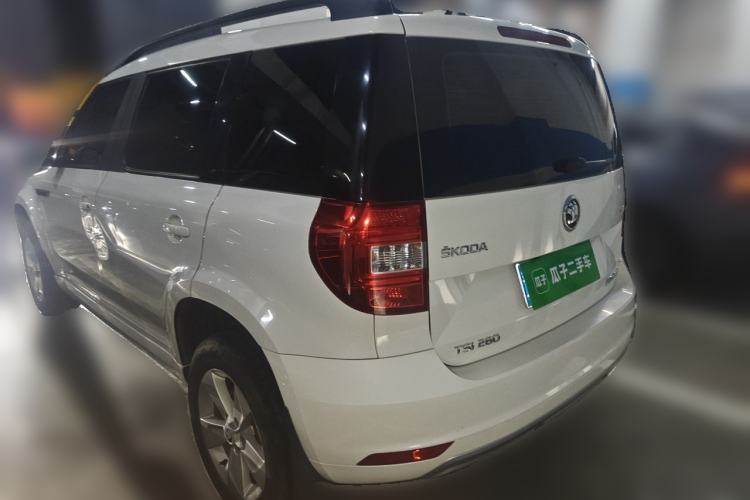 Used Skoda Yeti 2017 TSI280 DSG Advanced Edition Rear Left 45 Deg