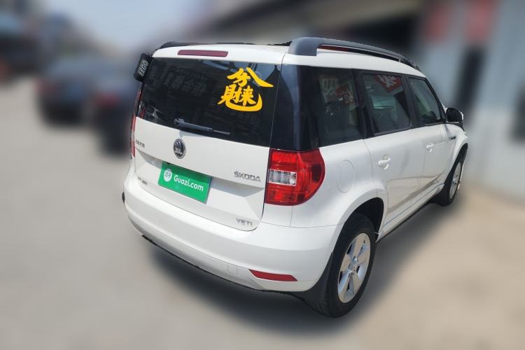 Used Skoda Yeti 2017 TSI280 DSG Advanced Edition Rear Right 45 Deg