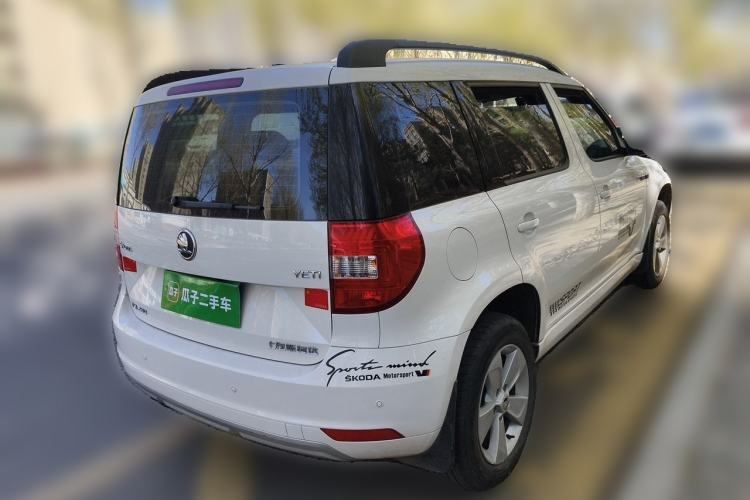 Used Skoda Yeti 2017 TSI280 DSG Advanced Edition Rear Right 45 Deg