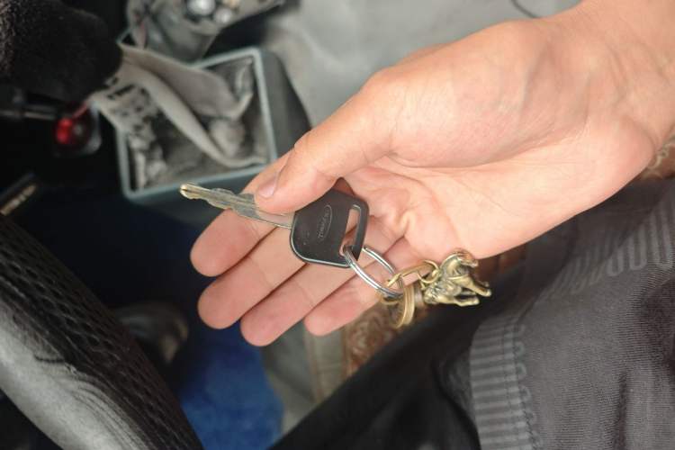 Used Skywell D10 2017 Sea Lion Pure Electric Van Vehicle Key