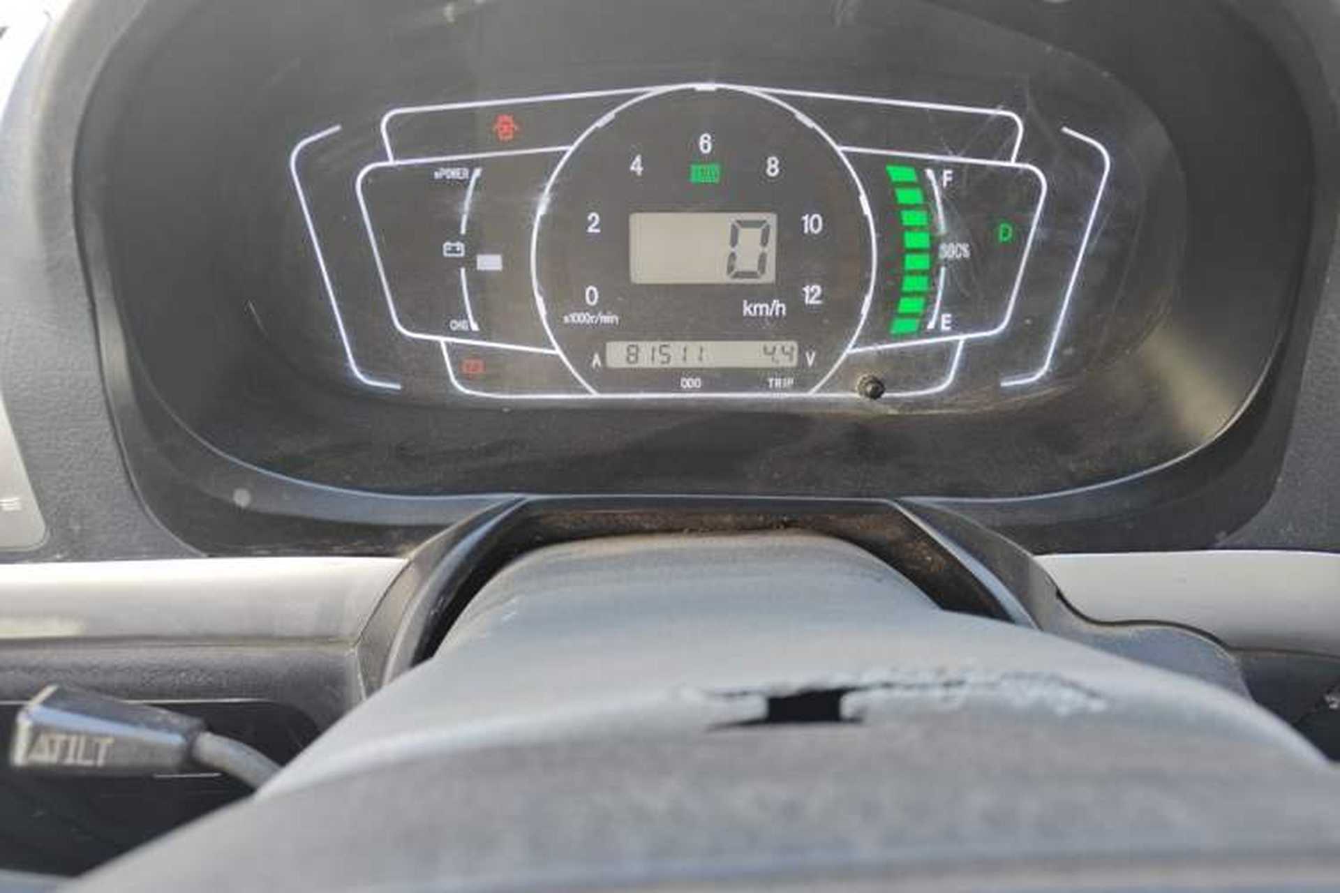 Used Skywell D10 2019 44.6 kWh Low-Roof Pure Electric Van Odometer Close Up