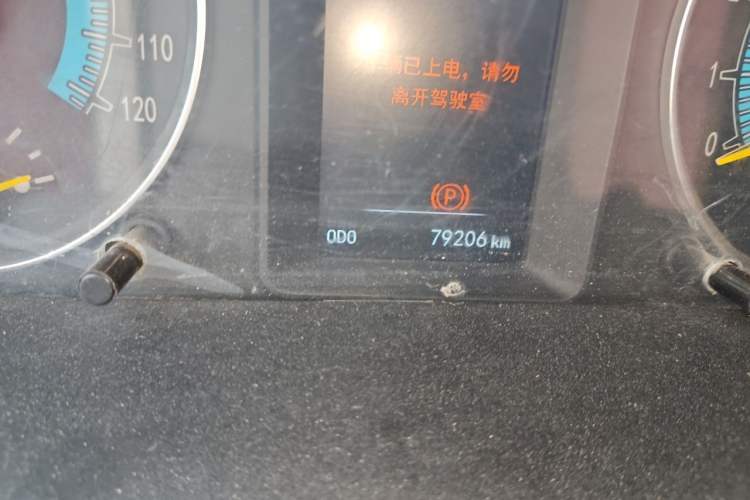 Used Skywell D10  Odometer Close Up