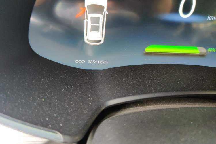 Used Skyworth ET5 2020 PureMind Smart Edition 520 km Odometer Close Up