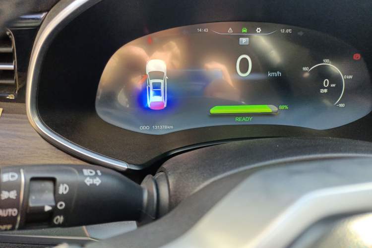 Used Skyworth EV6 2021 520 Standard Edition Odometer Close Up