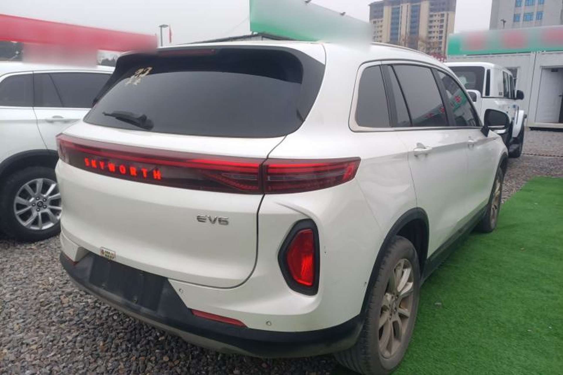 Used Skyworth EV6 2021 520 Standard Edition Rear Right 45 Deg