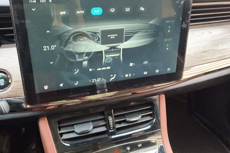 Used Skyworth EV6 2022 620 Smart Edition Audio And AC Panel