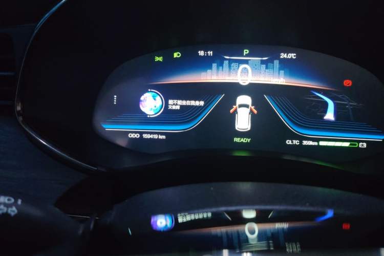 Used Skyworth EV6 2022 620 Smart Edition Odometer Close Up