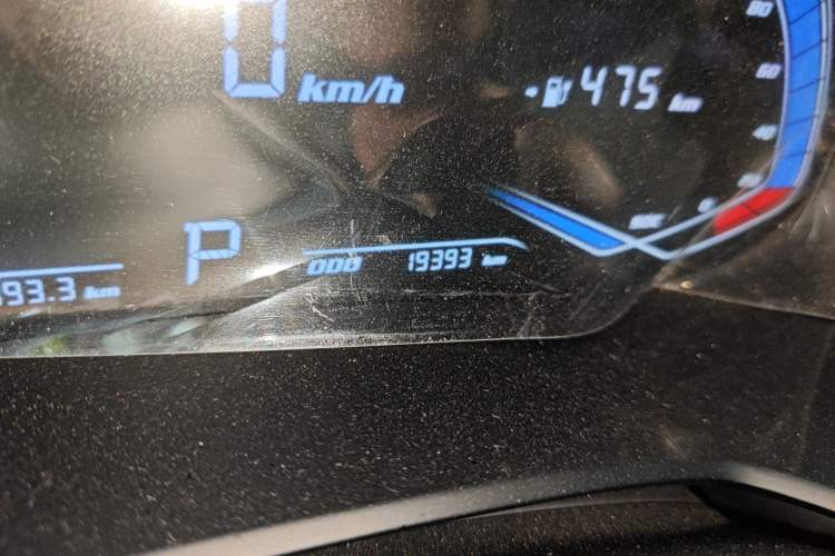 Used Skyworth EV6 2024 520 X-Trail Odometer Close Up