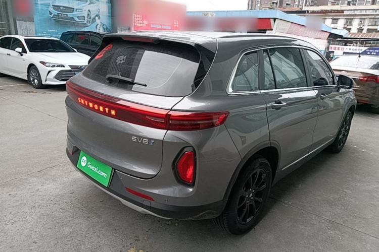 Used Skyworth EV6 2024 Facelift 520 Flash Charge Version Rear Right 45 Deg