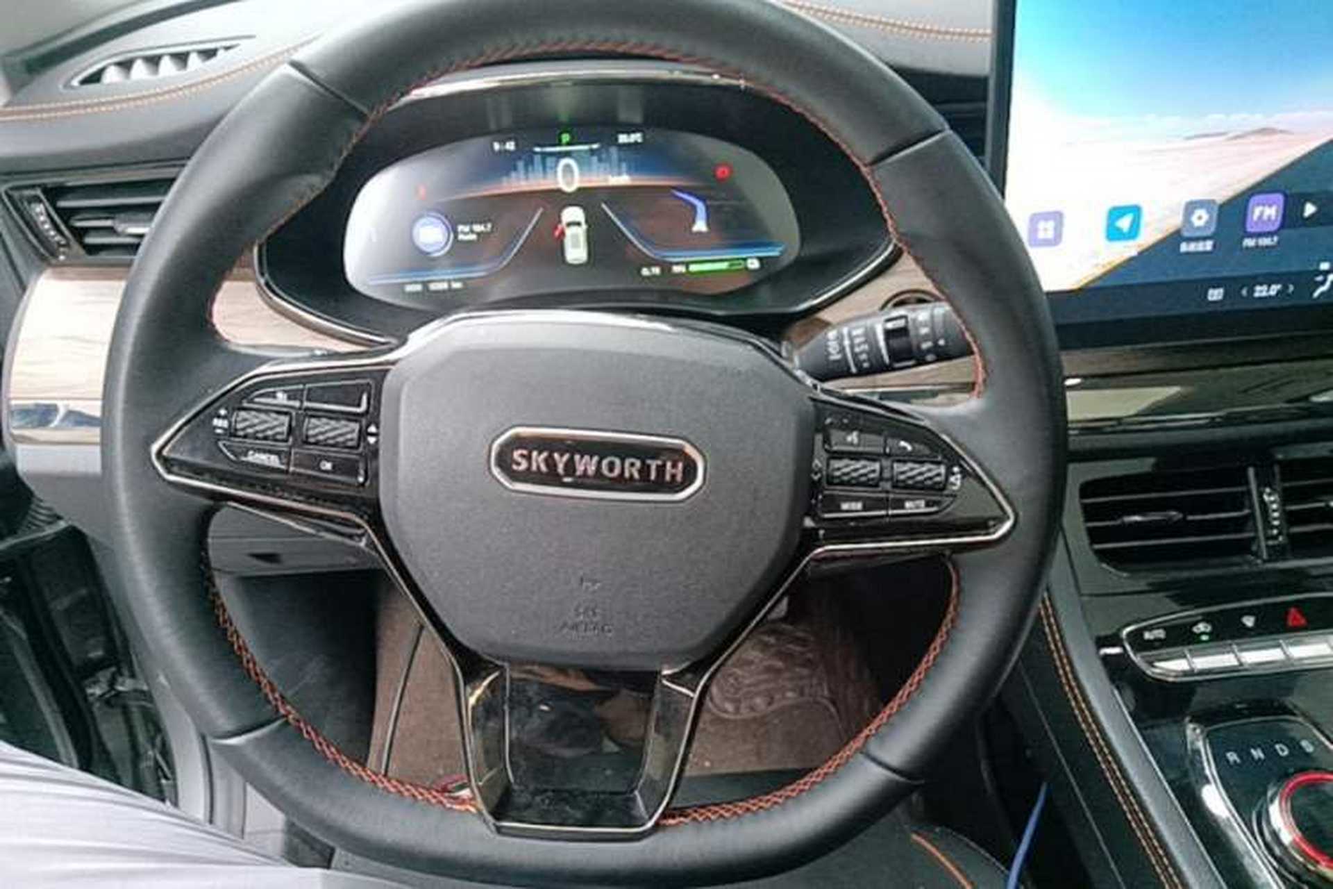 Used Skyworth EV6 2024 Facelift 520 Flash Charge Version Steering Wheel