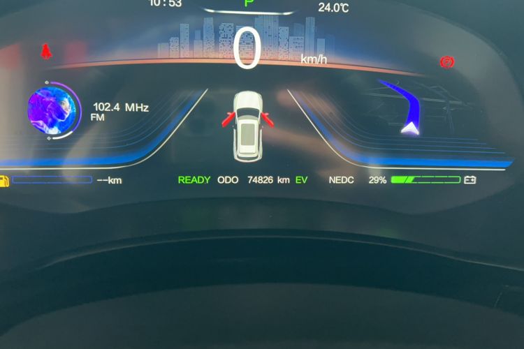 Used Skyworth HT-i 2022 1.5L PHEV 115KM Smart Value Edition Odometer Close Up