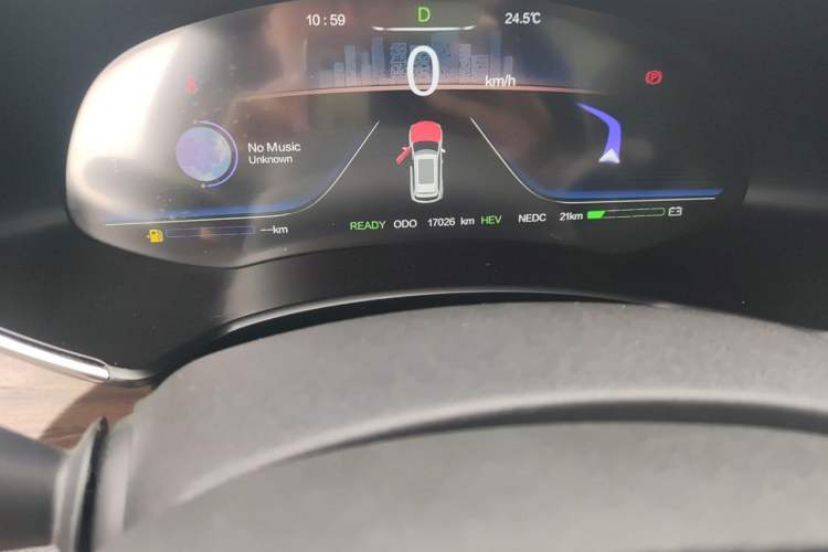 Used Skyworth HT-i 2022 1.5L PHEV 115KM Smart Drive Edition Odometer Close Up