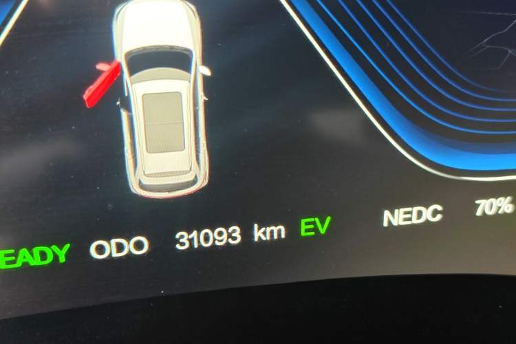 Used Skyworth HT-i 2024 1.5L PHEV 115KM Huiyao Edition Odometer Close Up