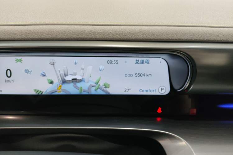 Used smart #1 2022 Pro+ Edition Odometer Close Up