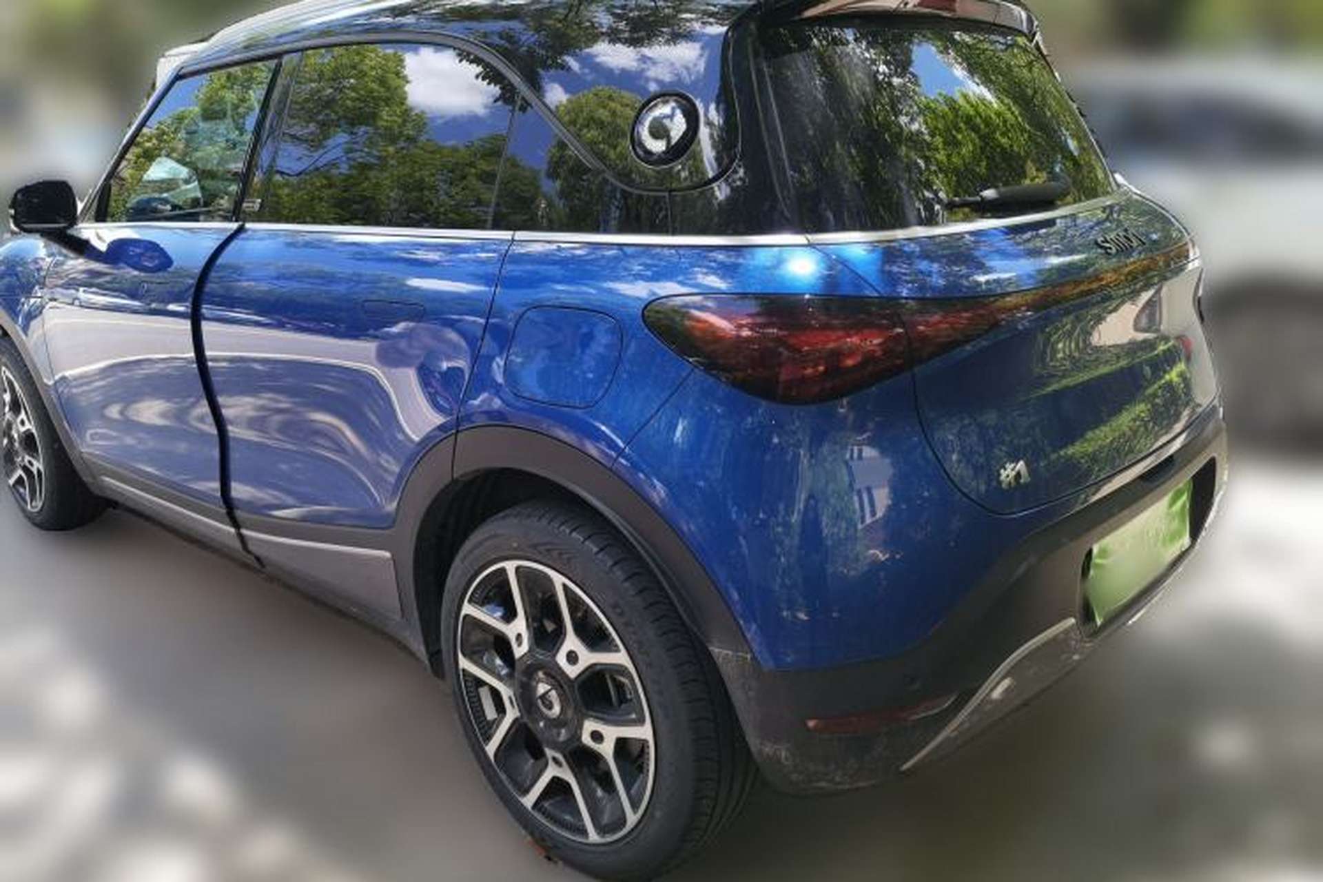 Used smart #1 2022 Pulse Heartbeat Edition Rear Left 45 Deg