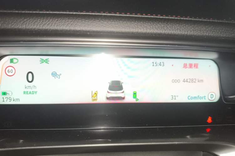 Used smart #1 2022 BRABUS Performance Edition Odometer Close Up