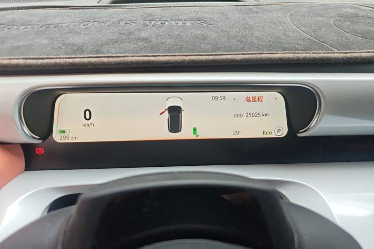 Used smart #1 2022 Pulse Heartbeat Edition Odometer Close Up