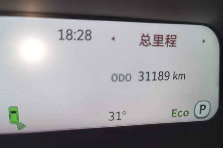 Used smart #1 2022 Premium Edition Odometer Close Up