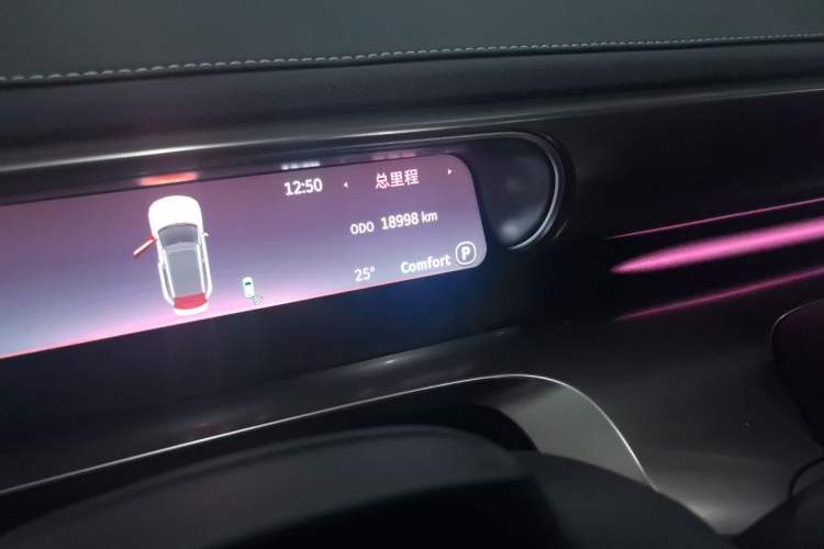 Used smart #1 2022 Pulse Heartbeat Edition Odometer Close Up