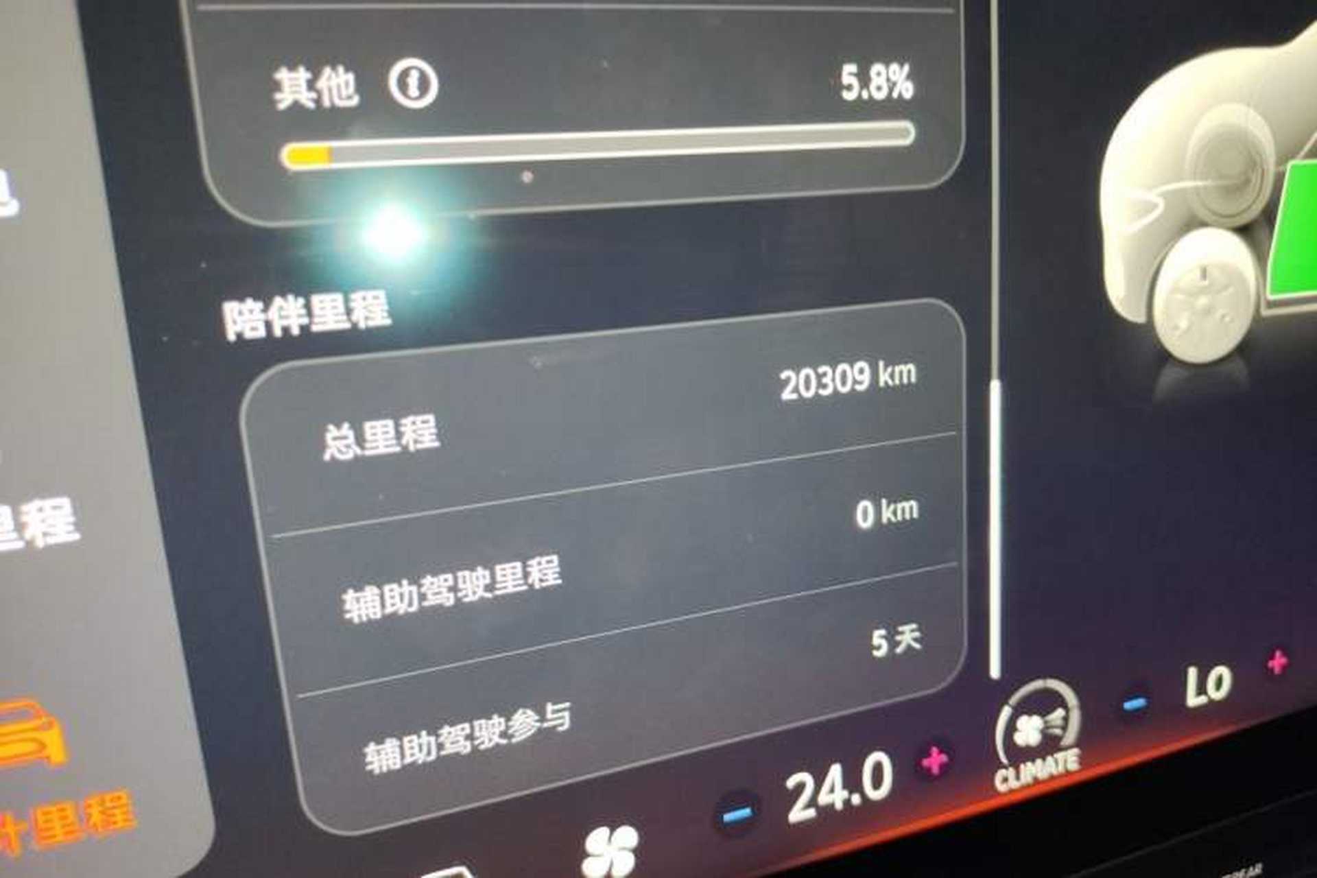 Used smart #1 2022 Pro+ Edition Odometer Close Up