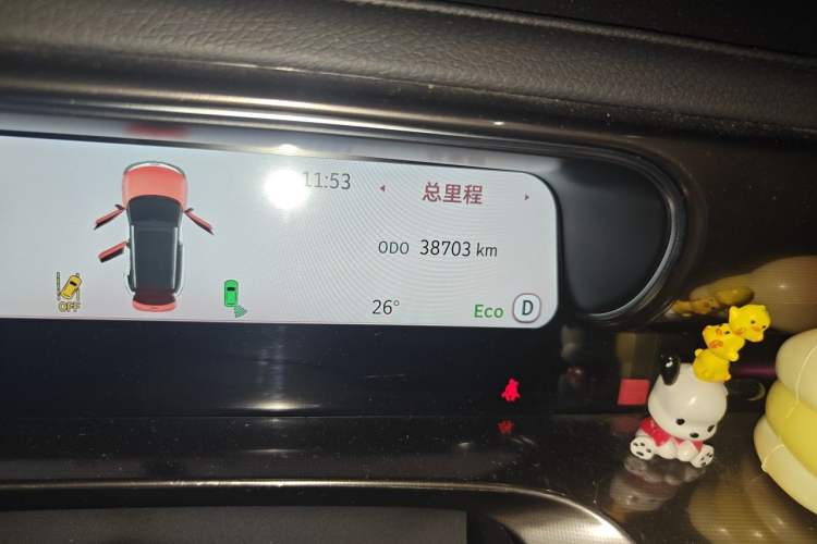 Used smart #1 2022 Pulse Heartbeat Edition Odometer Close Up