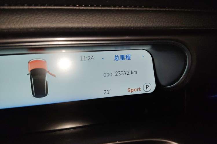 Used smart #1 2022 Pro+ Edition Odometer Close Up