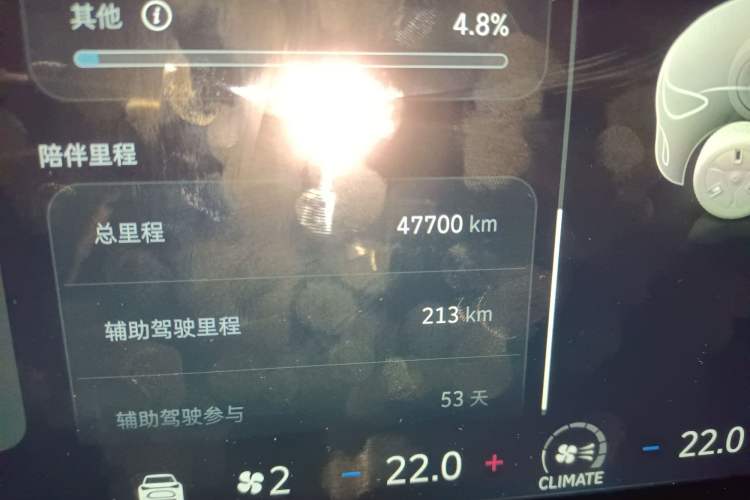 Used smart #1 2023 Pro Edition Odometer Close Up