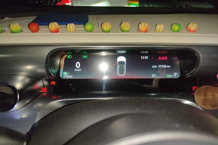 Used smart #1 2023 Pro Edition Odometer Close Up