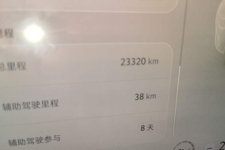 Used smart #1 2023 Pro Edition Odometer Close Up