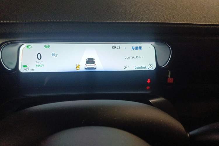 Used smart #1 2024 Dynamic Standard Edition Odometer Close Up